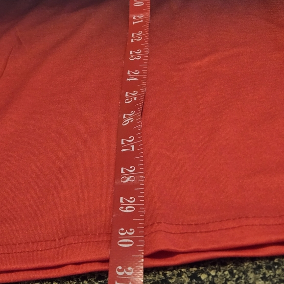 Gradient Black and Red Men's 5XL Short Sleeve Tee Shirt Jersey Type Interior - Picture 9 of 10